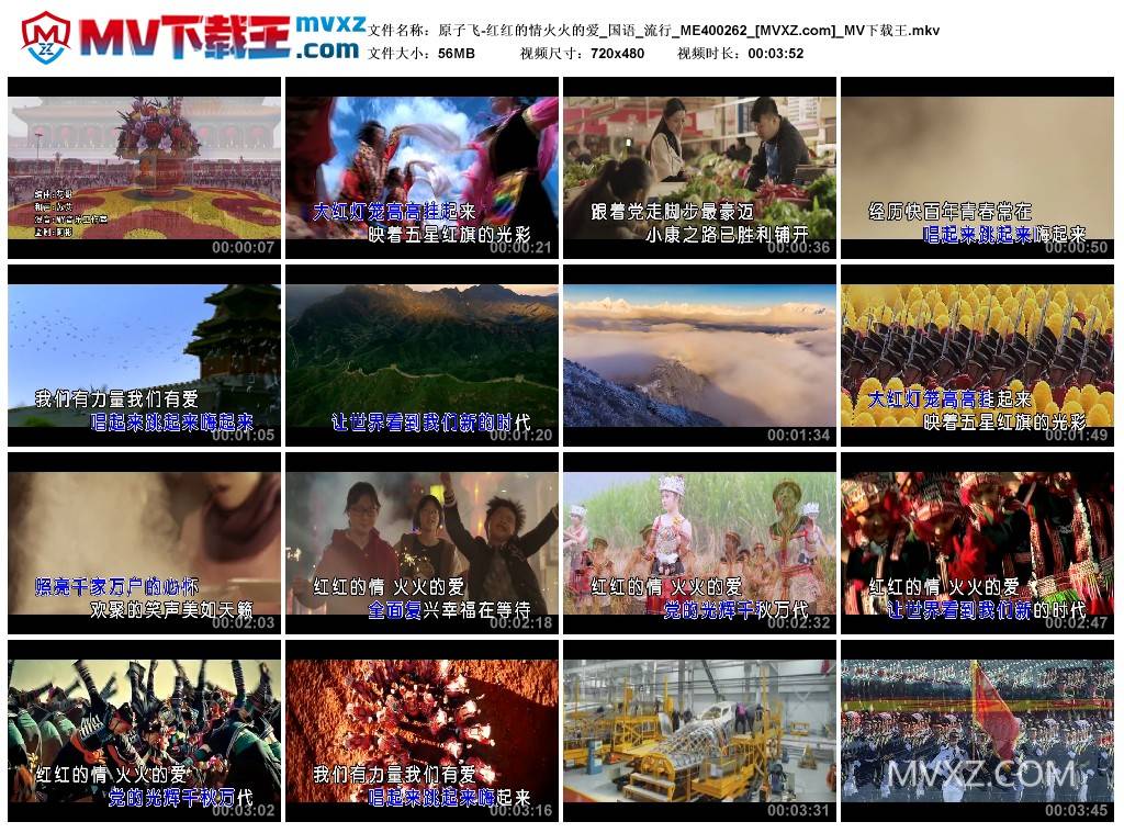 原子飞-红红的情火火的爱_国语_流行_ME400262